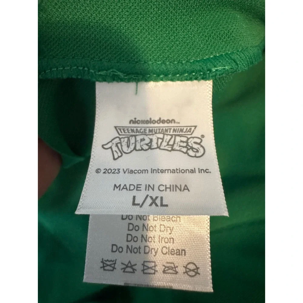 Spirit Halloween TMNT Michelangelo Costume Adult L/XL Turtles Jumpsuit Set-0626